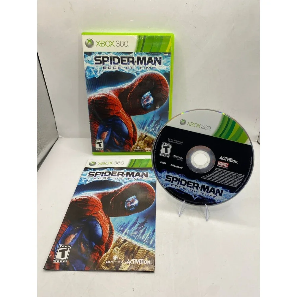 Spider-Man: Edge of Time Microsoft Xbox 360, 2011 COMPLETE Tested mint condition